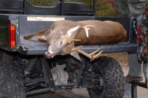 The biggest buck was taken by Rick Morrow
