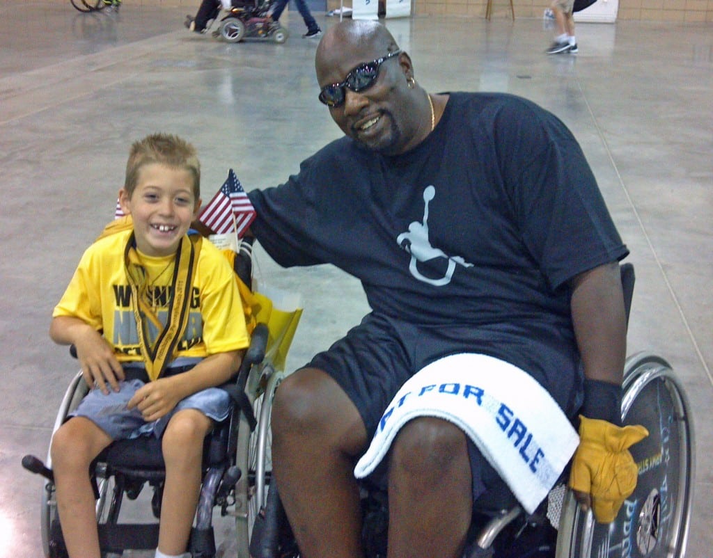 Dominic and Johhny hangin' out at the 2012 Richmond Games